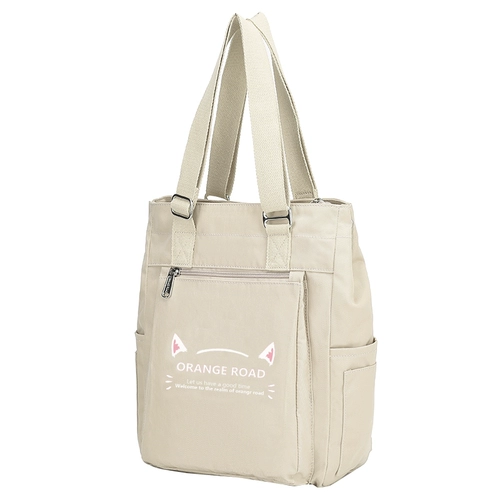 Шоппер, барсетка, льняная сумка, вместительный и большой ранец, сумка на одно плечо, подходит для студента