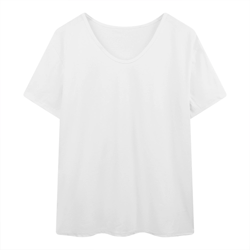 Белая летняя футболка с коротким рукавом, топ, V-образный вырез, короткий рукав, оверсайз