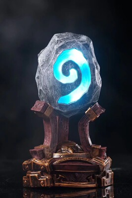 taobao agent Warcraft Hearthstone Legend 1: 1 Breathing Light Light Hearthstone Scene Model Boxing Hand