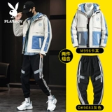 Playboy, куртка, пуховик с пухом, осенний демисезонный комплект, 2019