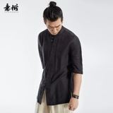 Летняя оригинальная цветная рубашка, китайский стиль