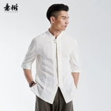 Летняя оригинальная цветная рубашка, китайский стиль