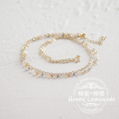 taobao agent HL honey lemon cut surface glazed beads mostly use the necklace sweater chain BJD baby jewelry accessories