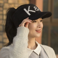 Демисезонная модная зимняя шапка, шерстяная трикотажная осенняя кепка, в корейском стиле