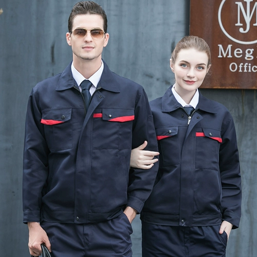 Рабочая одежда с длинными рукавами костюм мужская износостойкая весенняя и осенняя одежда