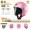 磐石303-亮粉色-透明+遮阳镜片