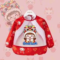 【С длинным рукавом】 Красный дракон Niu Niu (водонепроницаемый полный корпус)