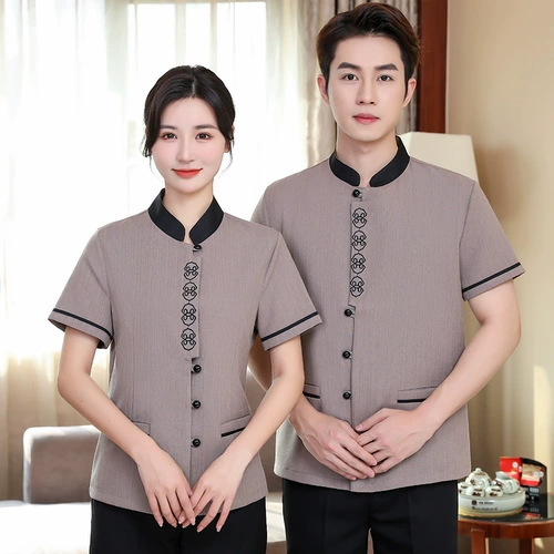 Комнатный летний комплект для отеля для работы, короткий рукав