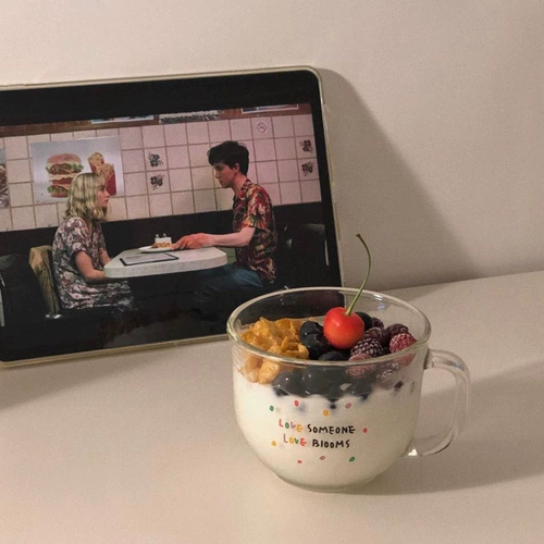 Una/ Korean INS Blogger Bora и такая же, что кто -то, Come Cup Cup Cup Costiance High -Temperature Водяной чашку