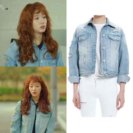 2016春夏奶酪陷阱金高银洪雪同款宽松破洞短款水洗牛仔外套潮现货