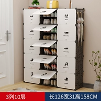 3 колонны 10 слоев черного и белого