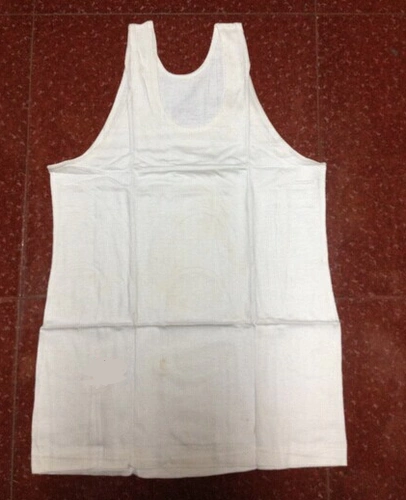 Старомодный хлопковый быстросохнущий жилет для тренировок, физическая подготовка, белая одежда