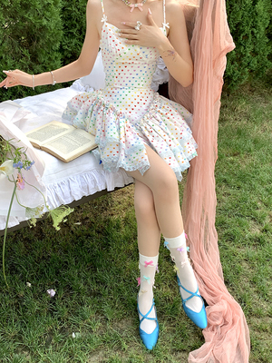 taobao agent Cnorahk niche spring socks handmade bow color sweet girl college wind socks in stockings