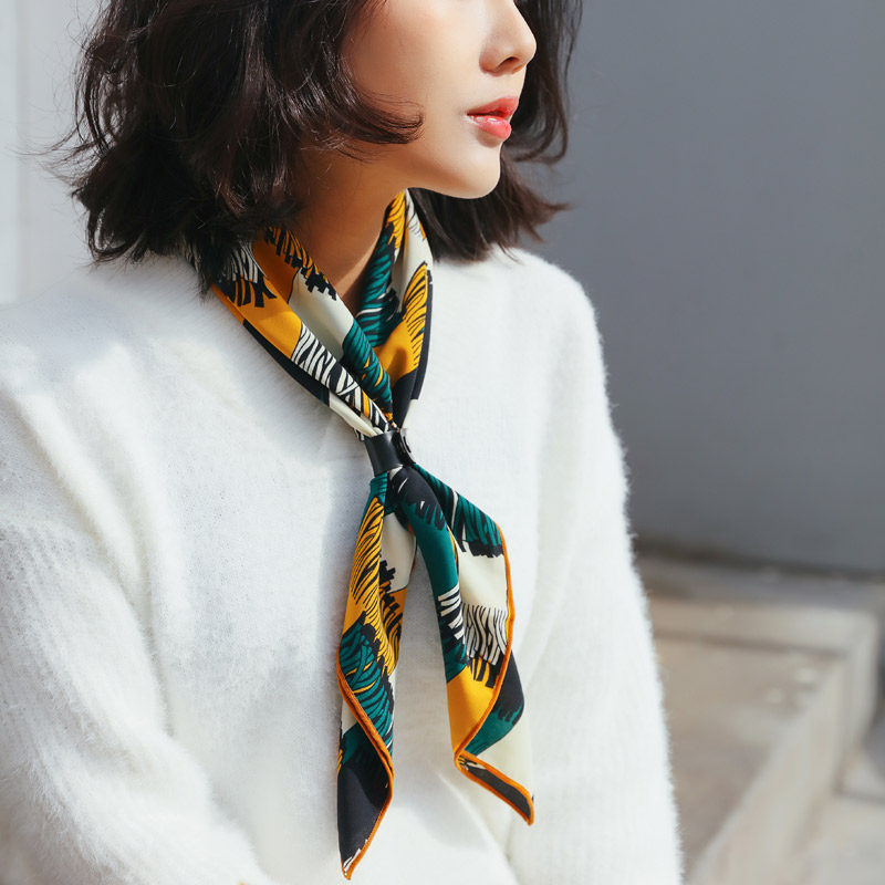 Buy South Korea floral Small square scarf small scarf spring and summer