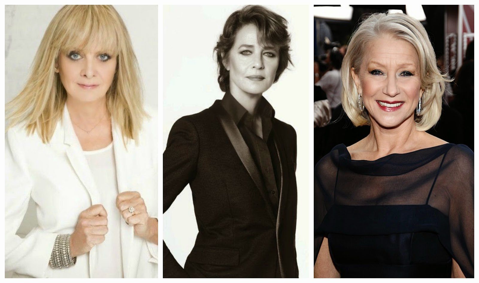 twiggy for l'oreal, charlotte rampling for nars and helen