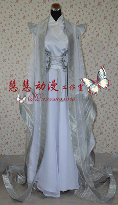 taobao agent Huihui Anime [Cang Zhao] Gorgeous white costume COS service | Chonglian | Hei Qing | Nongyu | Ghost