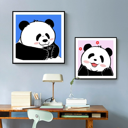 Бриллиантовая живопись 2022 Новая Панда Национальная сокровища Картиручная карта рамки плазма поперечное окончание алмазного вышитого муниципального патча ручной работы