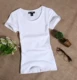 2017 phiên bản Hàn Quốc của mùa hè mới của phụ nữ trắng tinh khiết và quần áo nửa tay mỏng phụ nữ áo phông ngắn tay mỏng phía dưới áo sơ mi - Áo phông