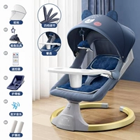 Неба -голубого медведя головы + игрушки дополняют пищу двойную обеденную тарелку