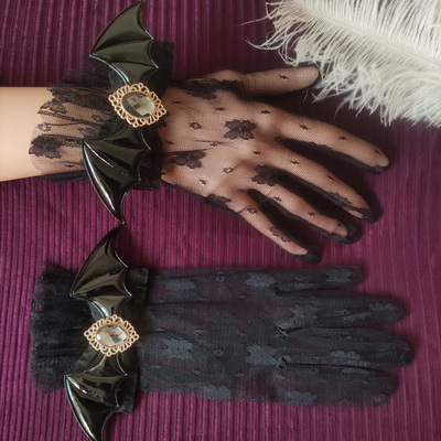 taobao agent Retro gloves, accessory, lace dress, halloween
