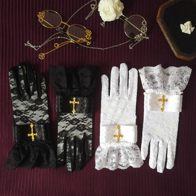 taobao agent Retro lace gloves, sleeves, lace dress, Lolita style