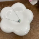 Разноцветное колье ручной работы в форме сердца А116 39+5см