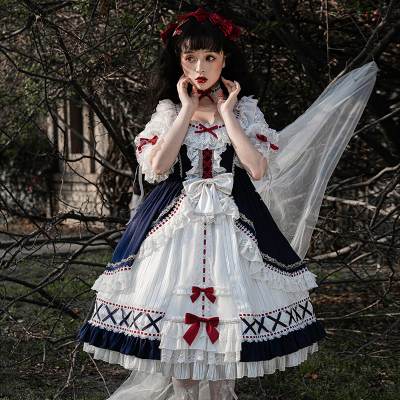 taobao agent Genuine flashlight, dress for princess, with short sleeve, Lolita style