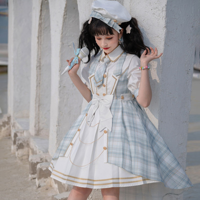taobao agent Genuine Japanese uniform, set, dress, Lolita style