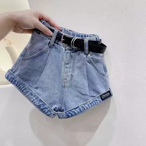Летние штаны, летняя одежда, джинсовая юбка, модные шорты, детская одежда, подходит для подростков, в западном стиле, в корейском стиле