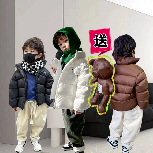 Tide, детский пуховик для мальчиков, короткая детская утепленная удерживающая тепло куртка, коллекция 2022, в западном стиле