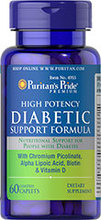 Puritan 's PrideDiabetic Support Пищевая добавка Хром - корица