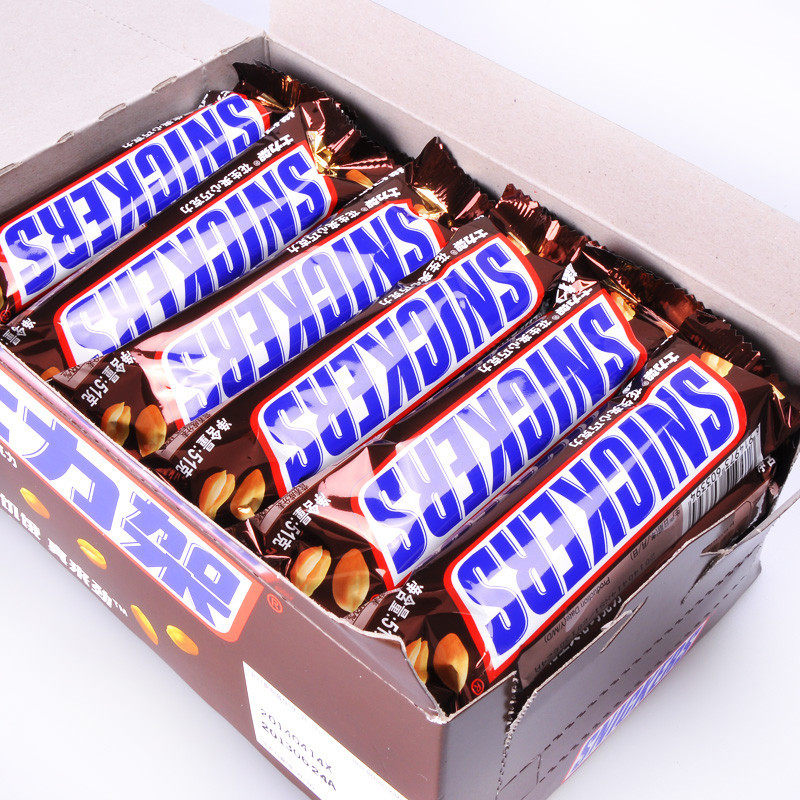 dove chocolate snickers peanut 51gx24 with energy casual snacks