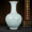 Large celadon carved peony appreciation bottle with base and chicken jar cup as a gift