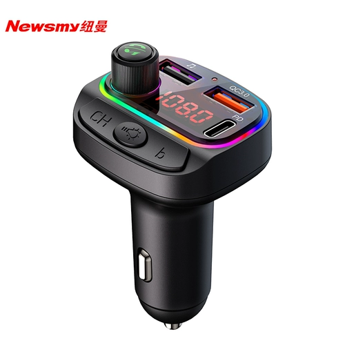 Newman C12 CAR MP3 Bluetooth Player U Дисковый автомобиль без потерь музыкальный голосовой помощник QC3.0+PD Fast Charge