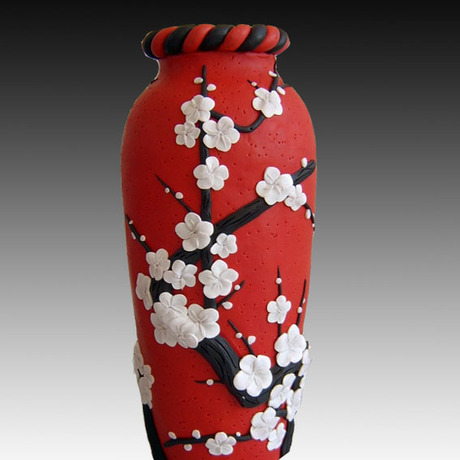 【纯手工花瓶】_软陶花瓶图片_梅花花瓶价格_搭配分享 - 爱逛街