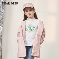 Детская весенняя куртка, корсет для отдыха с капюшоном, плащ, коллекция 2021, подходит для подростков, в западном стиле