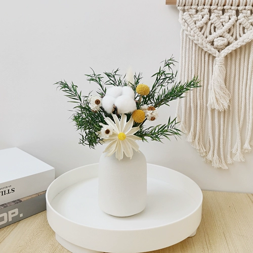 Вставки высушенные цветы вечные украшения цветов евали Daisy Home Jewelry Ceramic Vase Living Room Учебная комната