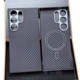 Carbon Fiber MagSafe Kickstand Metal Phone Case – Galaxy S25, Galaxy S24, Galaxy S23