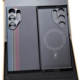 Carbon Fiber MagSafe Kickstand Metal Phone Case – Galaxy S25, Galaxy S24, Galaxy S23