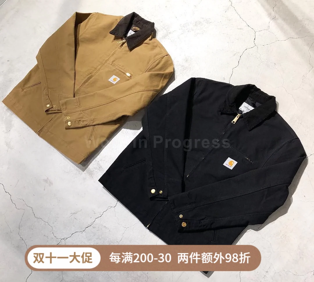 Carhartt WIP Detroit Jacket底特律夾克外套星際穿越秋冬厚款-Taobao