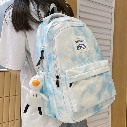 Вместительный и большой ранец, сексуальная сумка через плечо, рюкзак, подходит для студента, коллекция 2022, для средней школы, градиент