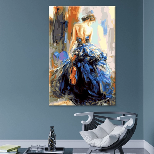 Цифровая раскраска, пигментированная масляная краска для рисования, комплект для начинающих