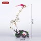 Белая белая плюма Blossom Bird