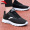Мужская обувь воздухопроницаемое качество чистая сетка 5521 черно - белая (летняя воздухопроницаемость)