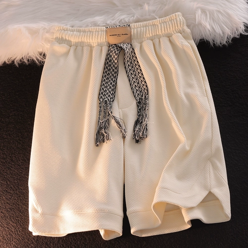 Кремовые летние брендовые небольшие шорты подходит для мужчин и женщин, дизайнерские штаны для влюбленных