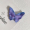 Мечтающая фиолетовая бабочка (трубочка)