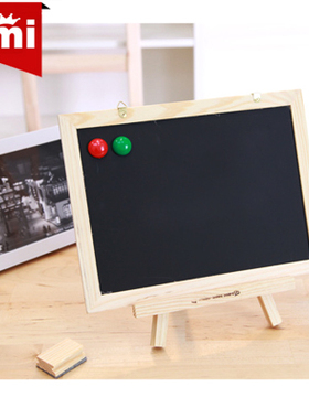 包邮韩国文具门挂家庭双面小黑板儿童涂鸦白板可挂式告示留言门牌