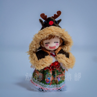 taobao agent Spot OB11 Molly baby clothes GSC clay dress, elk clothing, reindeer dress, Christmas