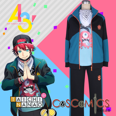 taobao agent COSPLAY clothing/A3!/Private European university sportswear seven -tailed set