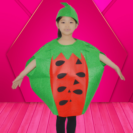 万圣节儿童手工环保服装 蔬菜服装水果衣服儿童环保西瓜服特价